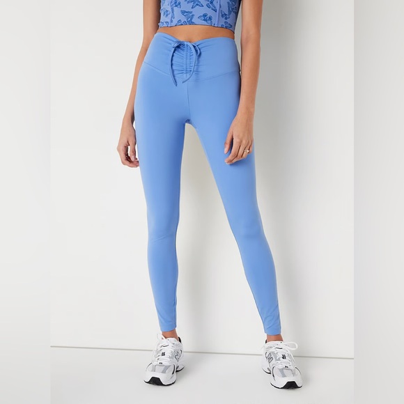 Victorias Secret Cinched Waist Ruched Leggings - Muted Teal color - Picture 5 of 5